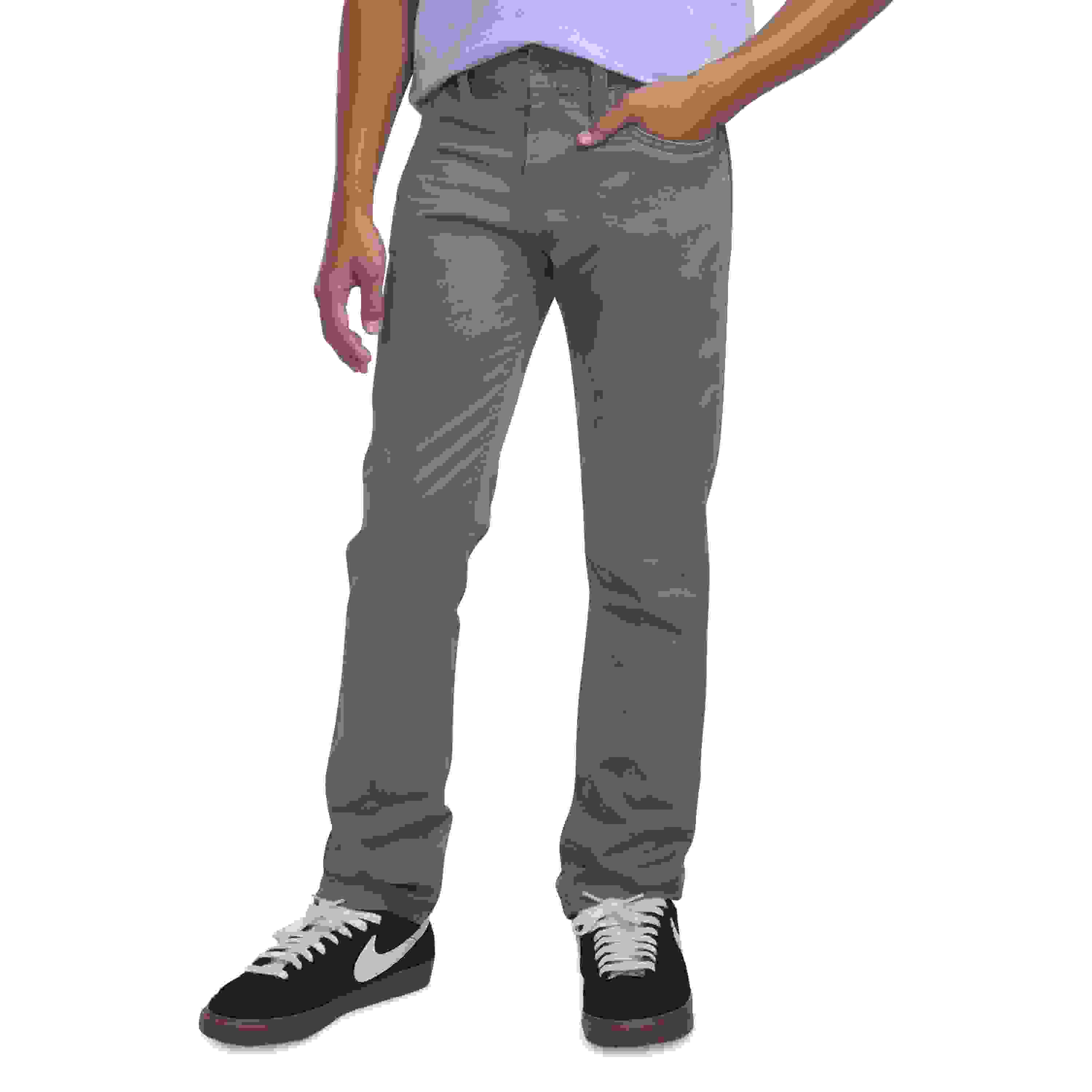 Levi's 511 Slim Fit Soft Brushed Big Boys' Grey Sueded Pants